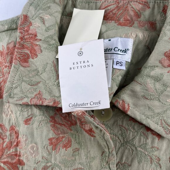 Coldwater Creek Women's Spring Bloom Jacket Floral Pattern PS NWT - Picture 4 of 6